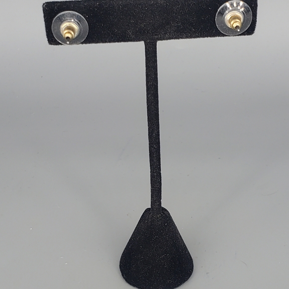 Kids Bright Gold Bracelet Bangle and Gokd Stud Earrings Set - Picture 9 of 9